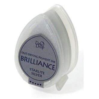 Brilliance Dew Drop:  Starlight Silver - Pigment Inkpad