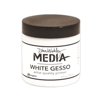 Dina Wakley: White - Media Gesso