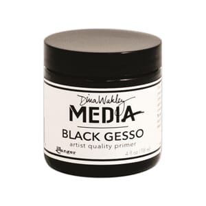 Dina Wakley: Black - Media Gesso