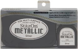 Stazon Metallic Ink Kit - Silver