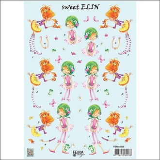 Nellie Snellen: Klippeark - Elin with squirrel