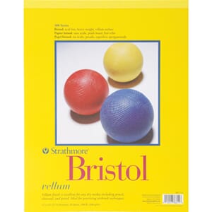Strathmore: Bristol Vellum Surface Paper Pad - ca 28x36 cm