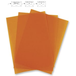 Vellum papir A4 - Mandarine 100 g, pakke med 5 stk