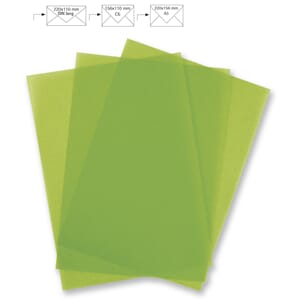 Vellum papir A4 - Evergreen 100 g, pakke med 5 stk