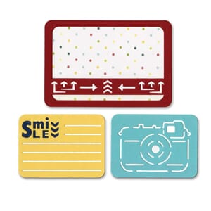 Sizzix: Smile For The Camera- Thinlits Dies