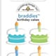 Doodlebug: Sweet Cakes Primary Braddies Brads 4/Pkg