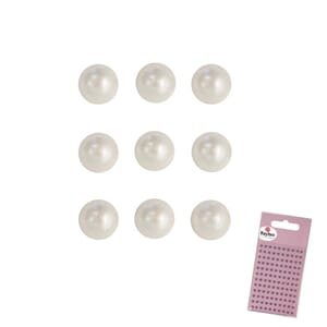 Halvperle - White, ø 3mm 120stk