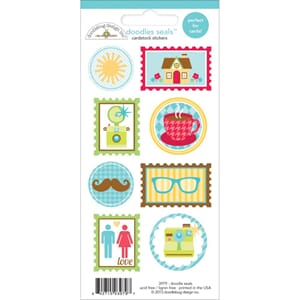 Doodlebug: Seals - Day To Day Doodles Cardstock Stickers