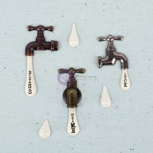 Prima: Vintage Water Taps - Junkyard Findings Metal Embel.