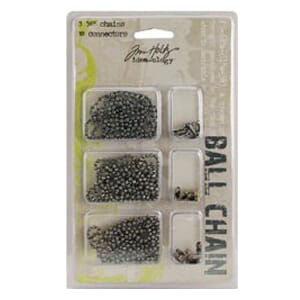 Tim Holtz: Ball Chains With Connectors - Idea-Ology 3/Pkg
