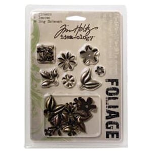 Tim Holtz: Foliage With Long Fasteners - Idea-Ology 18/Pkg