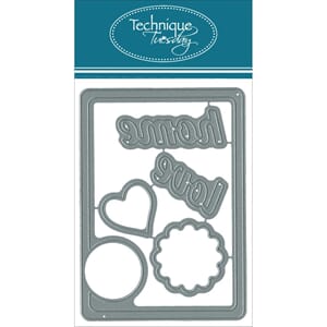 Technique Tuesday: Home Circle Card - DIY Dies