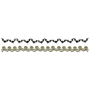 Sizzix: Bats & Crossbones Garland - Sizzlits Strip Die
