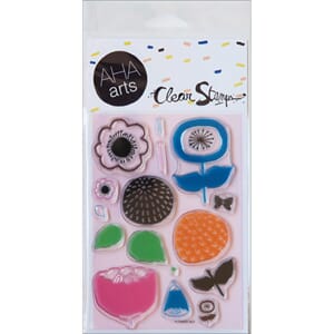 AHA Arts: Flower Set - Clear Stamps