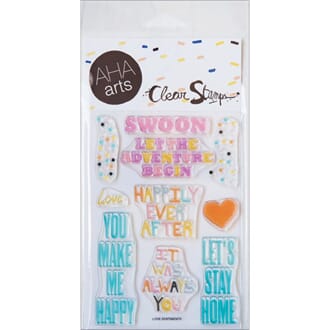 AHA Arts: Love Sentiments - Clear Stamps