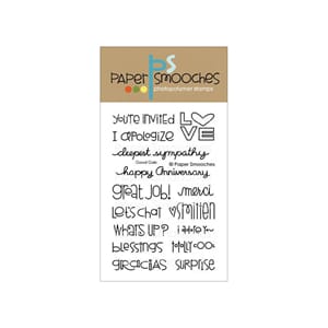 Paper Smooches: Good Gab - Clear Stamps