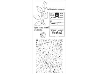 Studio 490: Cling Rubber Stamp Set - Ticket To Art