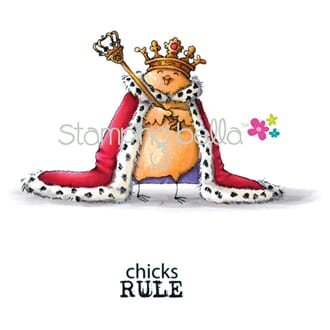 Stamping Bella: Chicks Rule - Cling Rubber Stamp