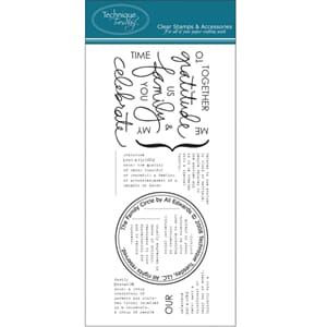 Technique Tuesday: Clear Stamps - Family Circle