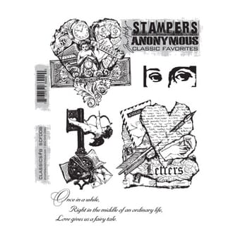 Tim Holz: Classic No 8 - Large Cling Rubber Stamp Set