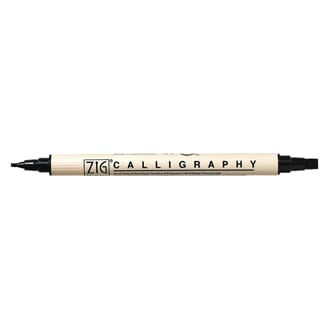 Zig Memory System - Black Calligraphy Dual-Tip Marker