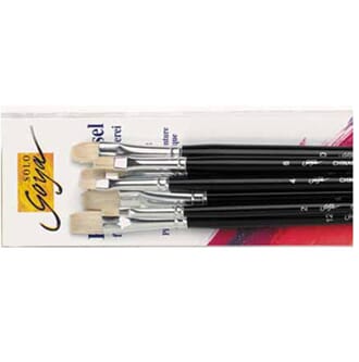 SOLO GOYA Brush Set - 7 assorted Gussow brushes