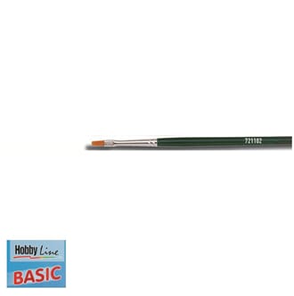 HOBBY LINE Basic - Flatpensel nr 2, nylon