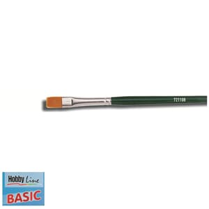 HOBBY LINE Basic - Flatpensel nr 8, nylon