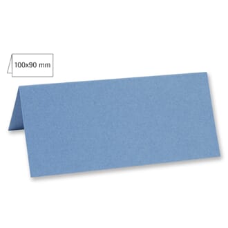 Doble bordkort 45x100 mm - Azure, 5 stk