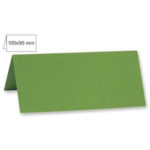 Doble bordkort 45x100 mm - Evergreen, 5 stk