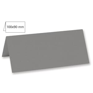 Doble bordkort 45x100 mm - Dark Grey, 5 stk