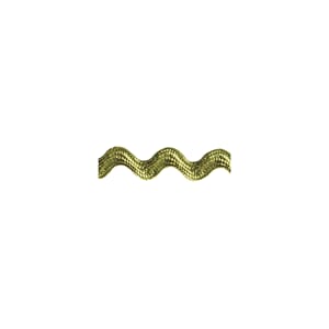 Zigzag braid, olive, 3,4 mm, roll 50 m