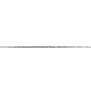 Bånd - Silver Lurex Ribbon, 3mm