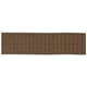 Bånd: Satin Pleats - Brun, 3.8cm