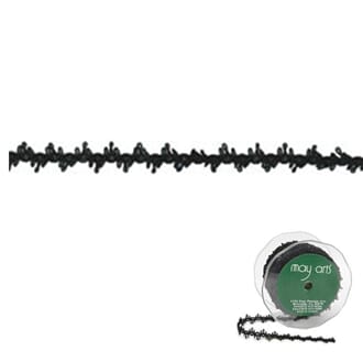 May Arts: Black Loop Trim