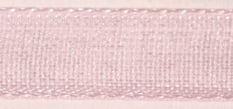 Organsa bånd 3mm - Lys Rosa, 10 meter