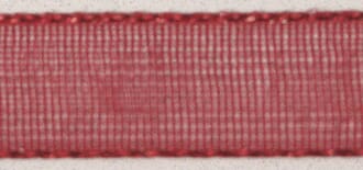 Organsa bånd 3mm - Vin Rød, 10 meter