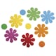 Mosegummi figurer - Blomster & rundinger, 100/Pkg