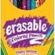 Crayola: Fargeblyanter med viskelær, 24 stk
