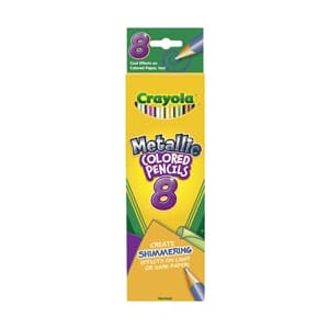 Crayola: Fargeblyanter Metallik, 8 stk
