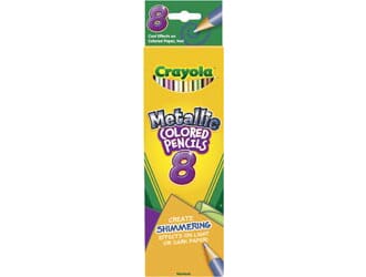 Crayola: Fargeblyanter Metallik, 8 stk