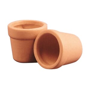 Terracotta potte - 5 cm ø, h 4.8 cm