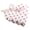 Gaveboks - Hjerte , Dots pale-pink, 10x9.5x2.5cm, 4 stk