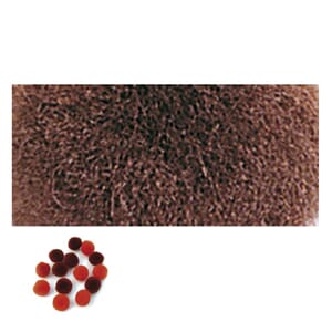 Pompons Brun - 7 mm, 70 stk