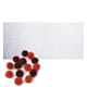 Pompons Hvit - 15 mm, 60 stk