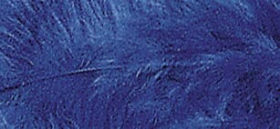 Dekorasjonsfjær - Mørk Blå 8cm, 10stk