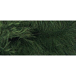Dekorasjonsfjær - Mørk Grønn 8cm, 10stk