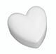 Isopor - Hjerte boks 14 cm, 2 deler