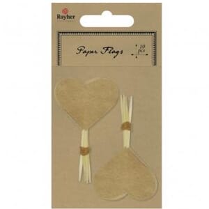 Rayher: Kraft - Picker Heart 10/Pkg