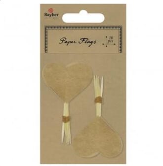 Rayher: Kraft - Picker Heart 10/Pkg